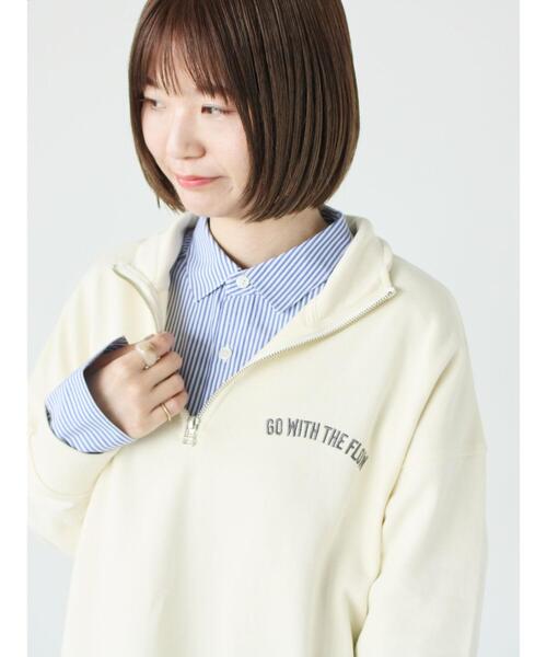 Lugnoncure（ルノンキュール）の「【イージーケア】無地柄アソートオーバーシャツ（シャツ/ブラウス・レディース・ブルー/ピンク/オフホワイト/ブラウン・F）」の8枚目の写真