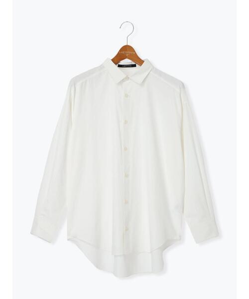 Lugnoncure（ルノンキュール）の「【イージーケア】無地柄アソートオーバーシャツ（シャツ/ブラウス・レディース・ブルー/ピンク/オフホワイト/ブラウン・F）」の19枚目の写真