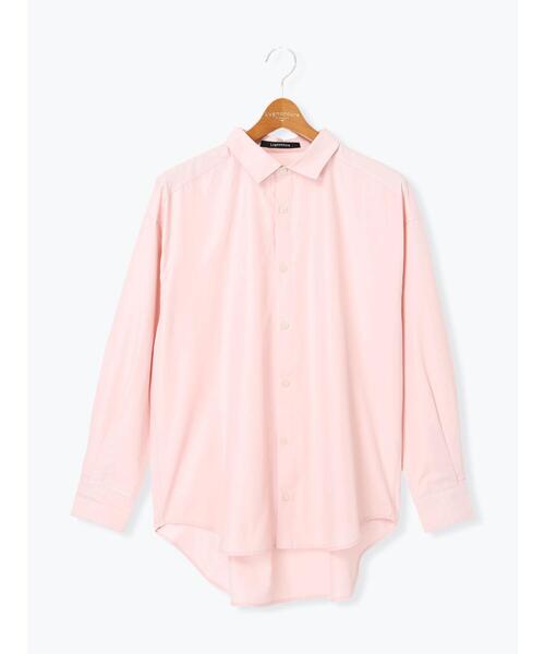 Lugnoncure（ルノンキュール）の「【イージーケア】無地柄アソートオーバーシャツ（シャツ/ブラウス・レディース・ブルー/ピンク/オフホワイト/ブラウン・F）」の20枚目の写真