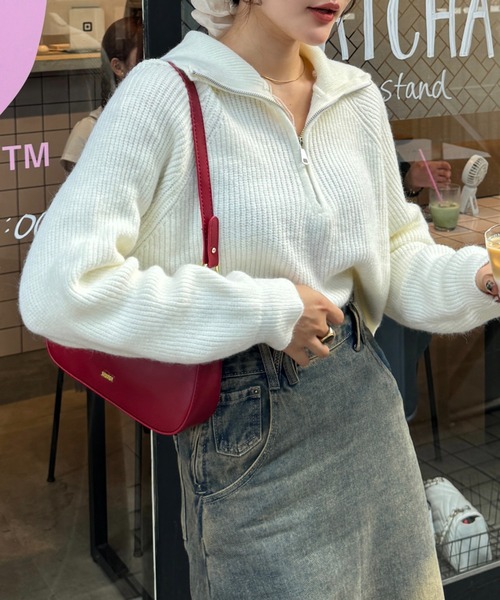 efill(エフィル)の「ワンショルダーバッグ(ショルダーバッグ・レディース・レッド・FREE)」の3枚目の写真