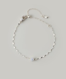 Jolie Toujours（ジョリトゥジュール）の「〈silver925〉ＣＺペタルチェーンブレスレット（ブレスレット）」