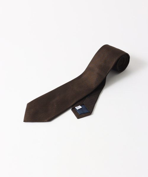 EDIFICE（エディフィス）の「PB ラージドビータイ（ネクタイ・メンズ・ネイビー/ブラウン・FREE）」の3枚目の写真