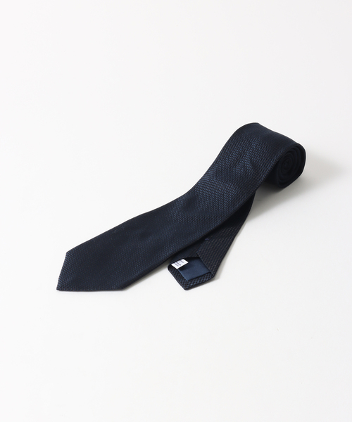 EDIFICE（エディフィス）の「PB ラージドビータイ（ネクタイ・メンズ・ネイビー/ブラウン・FREE）」の4枚目の写真