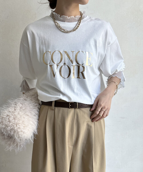 セール】【WEB限定】CONCEシアーレイヤードロンTEE（Tシャツ