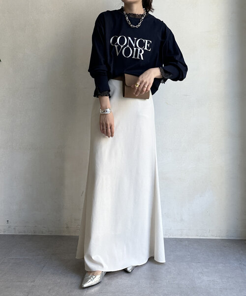 セール】【WEB限定】CONCEシアーレイヤードロンTEE（Tシャツ