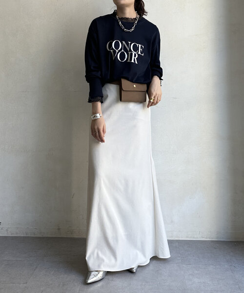 セール】【WEB限定】CONCEシアーレイヤードロンTEE（Tシャツ