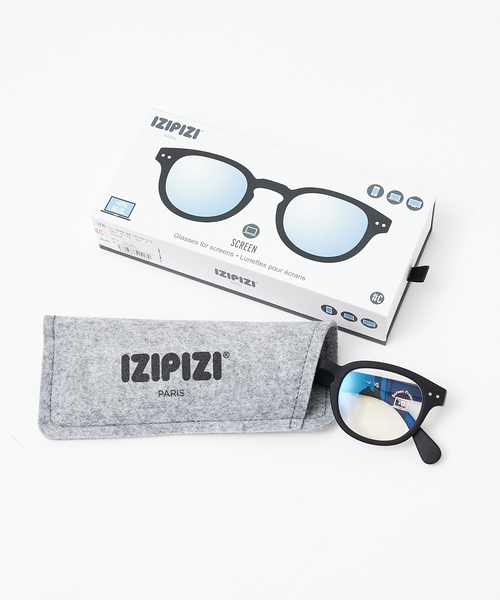 IZIPIZI（イジピジ）の「【IZIPIZI/イジピジ】SCREEN#C/ブルーライトカット/PCメガネ/度無/ダテメガネ（メガネ・メンズ・ブラウン系その他/ブラック/ベージュ系その他・フリー）」の5枚目の写真