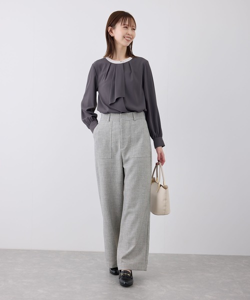 ROPE' PICNIC（ロペピクニック）の「【3サイズ展開】ツイードベイカーパンツ（その他パンツ・レディース・キャメル/ライトグレー/チャコールグレー・36/38/40）」の16枚目の写真