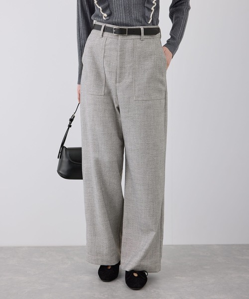 ROPE' PICNIC（ロペピクニック）の「【3サイズ展開】ツイードベイカーパンツ（その他パンツ・レディース・キャメル/ライトグレー/チャコールグレー・36/38/40）」の21枚目の写真