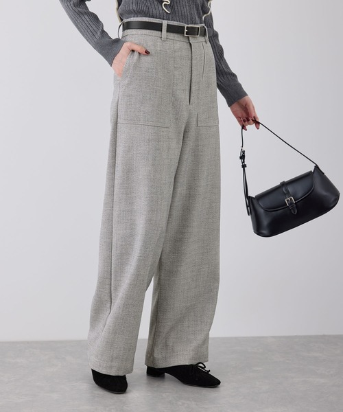 ROPE' PICNIC（ロペピクニック）の「【3サイズ展開】ツイードベイカーパンツ（その他パンツ・レディース・キャメル/ライトグレー/チャコールグレー・36/38/40）」の22枚目の写真
