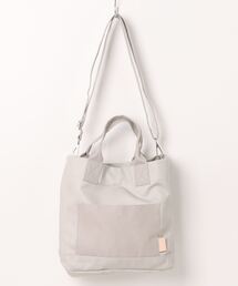 EARTH MADE | MOLESKIN+CANVAS 2WAY TOTE(ショルダー+ポーチ付）(トートバッグ)