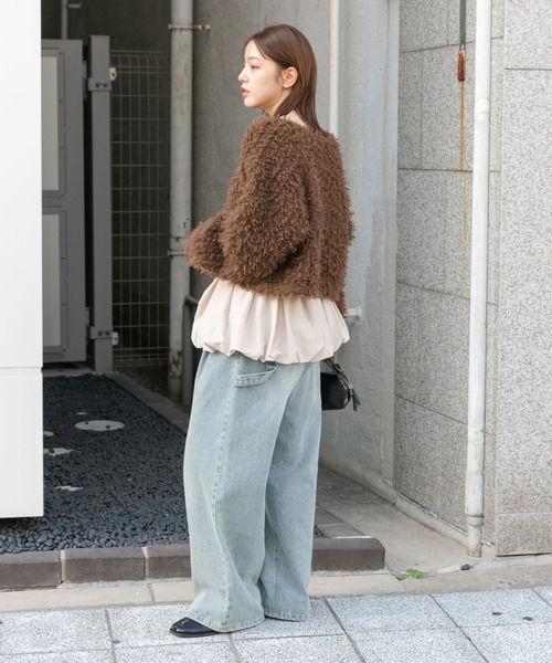 セール】クロップドフェザープルオーバー（ニット/セーター）｜KBF