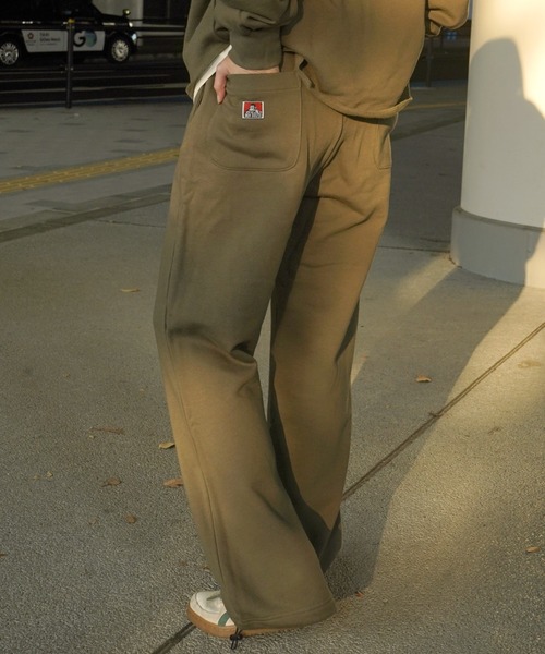 BEN DAVIS（ベンデイビス）の「《BEN DAVIS》 LADIES RECYCLE COTTON MIX SWEAT PANTS（スウェットパンツ・レディース・オートミール/ブラック/カーキ・FREE）」の8枚目の写真