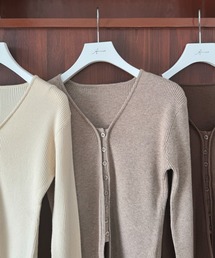 Amiur | v neck design knit cardigan / vネックデザインニットカーディガン(カーディガン/ボレロ)