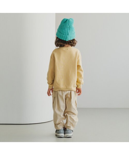 p.premier(ピードットプルミエ)の「朝ごはんはパンケーキトレーナー(スウェット・キッズ・ベビーピンク/ベージュ/ライトグレー・80/90/100/110/120/130/140)」の5枚目の写真