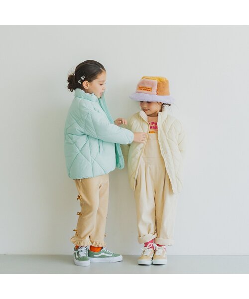 p.premier(ピードットプルミエ)の「朝ごはんはパンケーキトレーナー(スウェット・キッズ・ベビーピンク/ベージュ/ライトグレー・80/90/100/110/120/130/140)」の10枚目の写真