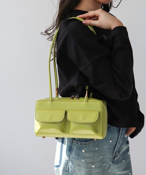 【セール】Wポッケロングハンドルボストン（ボストンバッグ）｜Cepica（セピカ）