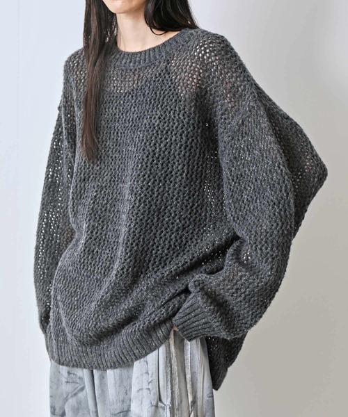 ジュメロ　classic mannish knit　レッド jumelle（ジュメロ）の「《着回し力抜群の主役ニット！》classic