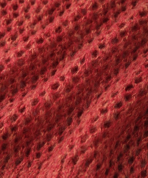ジュメロ　classic mannish knit　レッド jumelle（ジュメロ）の「《着回し力抜群の主役ニット！》classic