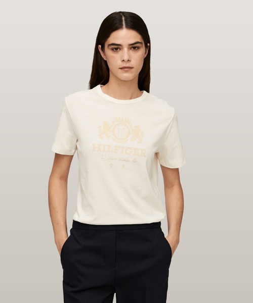 【セール】レギュラーバーシティクレストクルーネックTシャツ(Tシャツ/カットソー)|TOMMY JEANS(トミー ジーンズ)