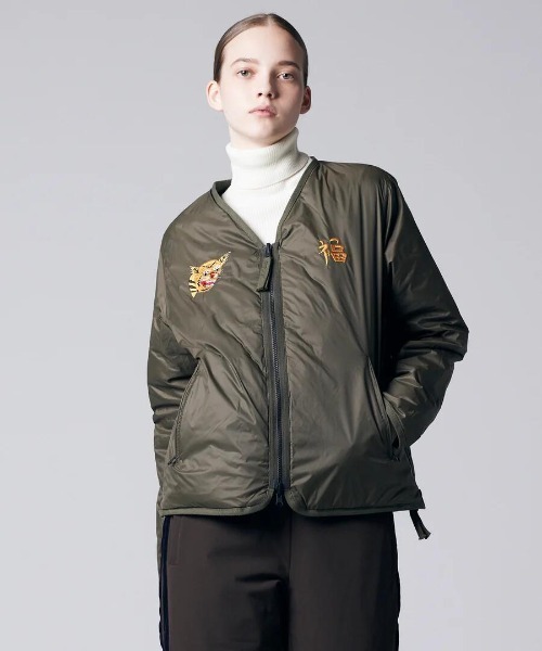 TAION(タイオン)の「REVERSIBLE VETJANDOWN JACKET JK03JS(ダウンジャケット/コート・メンズ・カーキ・X-LARGE/LARGE/XX-LARGE/MEDIUM)」の1枚目の写真