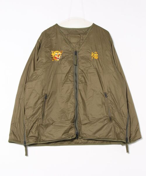 TAION(タイオン)の「REVERSIBLE VETJANDOWN JACKET JK03JS(ダウンジャケット/コート・メンズ・カーキ・X-LARGE/LARGE/XX-LARGE/MEDIUM)」の6枚目の写真