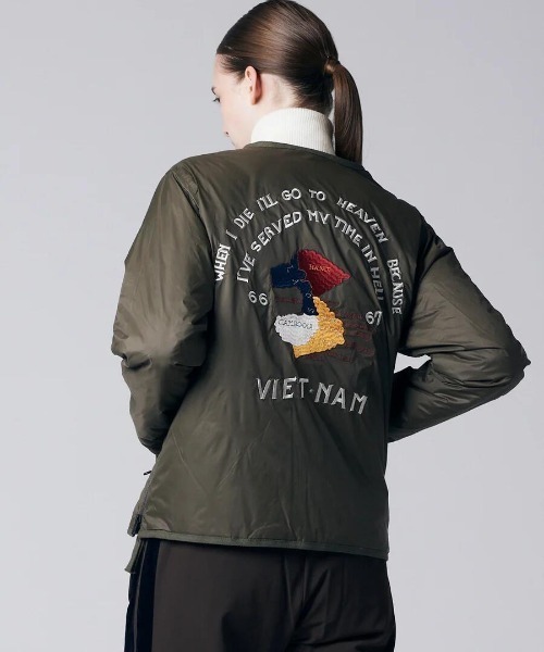 TAION(タイオン)の「REVERSIBLE VETJANDOWN JACKET JK03JS(ダウンジャケット/コート・メンズ・カーキ・X-LARGE/LARGE/XX-LARGE/MEDIUM)」の5枚目の写真
