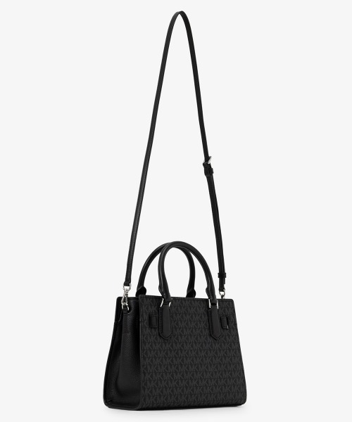 MICHAEL KORS（マイケルコース）の「HAMILTON サッチェル スモール - MKシグネチャー（ハンドバッグ・レディース・ブラック・FREE）」の7枚目の写真