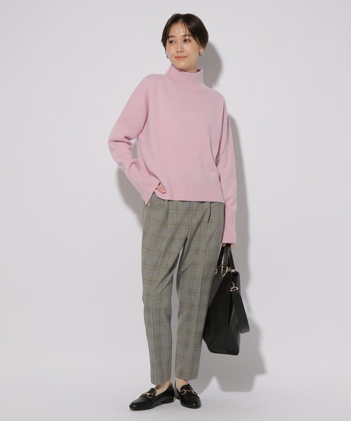【セール】カシミヤ混タートルニット/127599（ニット/セーター）｜Elura（エルーラ）