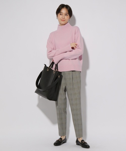 【セール】カシミヤ混タートルニット/127599（ニット/セーター）｜Elura（エルーラ）