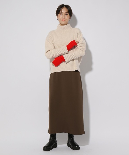 【セール】カシミヤ混タートルニット/127599（ニット/セーター）｜Elura（エルーラ）