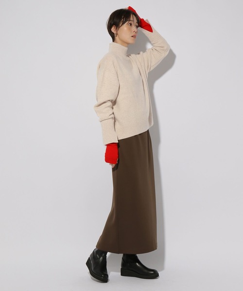 【セール】カシミヤ混タートルニット/127599（ニット/セーター）｜Elura（エルーラ）