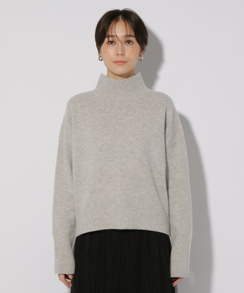 【セール】カシミヤ混タートルニット/127599（ニット/セーター）｜Elura（エルーラ）