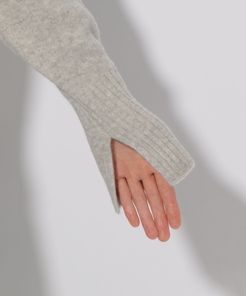 【セール】カシミヤ混タートルニット/127599（ニット/セーター）｜Elura（エルーラ）