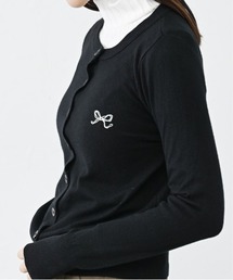 ibeul_（イベール）の「マシュマロタッチリボン刺繍カーディガン（ニット/セーター・レディース）」