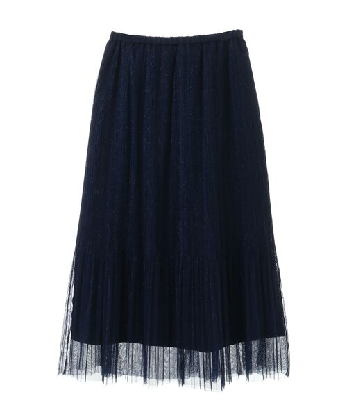 Green　Parks（グリーンパークス）の「ラメチュールプリーツスカート（スカート・レディース・ミント/アイボリー/チャコールグレー/ブルー・FREE）」の19枚目の写真