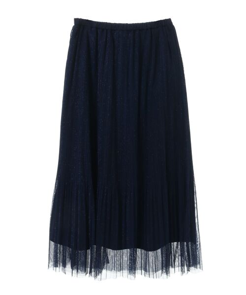 Green　Parks（グリーンパークス）の「ラメチュールプリーツスカート（スカート・レディース・ミント/アイボリー/チャコールグレー/ブルー・FREE）」の20枚目の写真