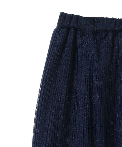 Green　Parks（グリーンパークス）の「ラメチュールプリーツスカート（スカート・レディース・ミント/アイボリー/チャコールグレー/ブルー・FREE）」の22枚目の写真