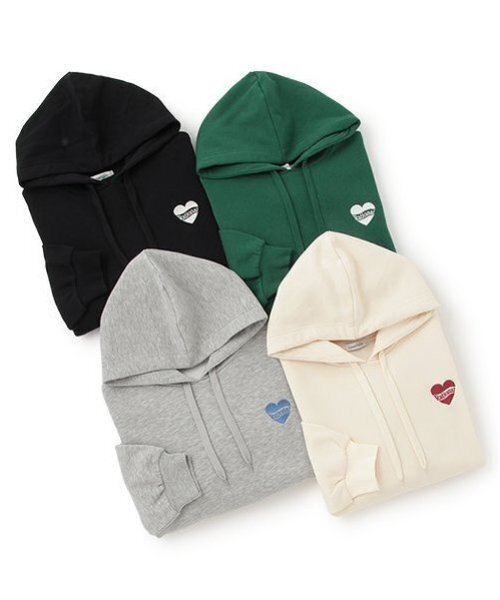 LOVETOXIC（ラブトキシック）の「【GOODPRICE】裏起毛バックロゴプルパーカ（パーカー・キッズ・グリーン/トップグレー/ブラック/アイボリー・M:150cm/L:160cm/S:140cm）」の18枚目の写真