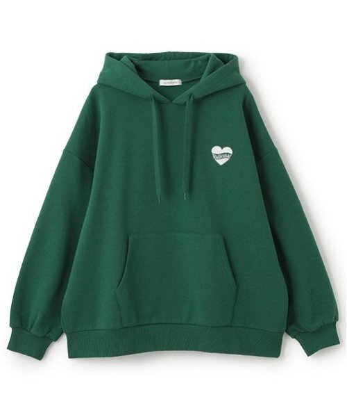 LOVETOXIC（ラブトキシック）の「【GOODPRICE】裏起毛バックロゴプルパーカ（パーカー・キッズ・グリーン/トップグレー/ブラック/アイボリー・M:150cm/L:160cm/S:140cm）」の20枚目の写真