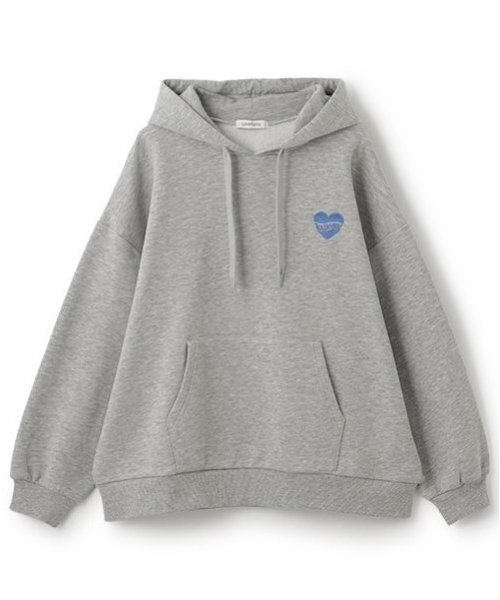 LOVETOXIC（ラブトキシック）の「【GOODPRICE】裏起毛バックロゴプルパーカ（パーカー・キッズ・グリーン/トップグレー/ブラック/アイボリー・M:150cm/L:160cm/S:140cm）」の21枚目の写真