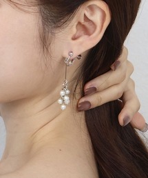 つぶつぶ ボール ロングイヤリング