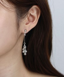 つぶつぶ ボール ロングイヤリング