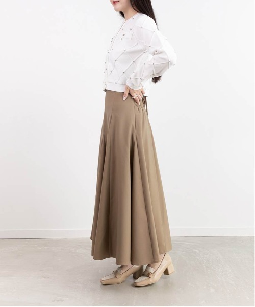 RANDA（ランダ）の「ハイウエストフレアスカート（スカート・レディース・ドット/ベージュ/ホワイト・0/1）」の19枚目の写真