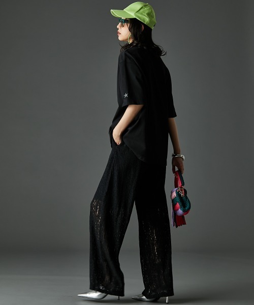 GEVS.（ジェイヴィス）の「綿100％グラフィックプリントＴシャツ＜大きいサイズ有＞GEVS.（Tシャツ/カットソー・レディース・オフホワイト/ベージュ/ブラック・3L/LL/L/M/5L/4L）」の22枚目の写真