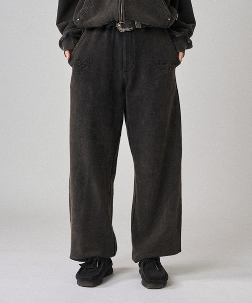 セール】HEAVY WEIGHT RHINESTONES SWEAT PANTS/ヘビーウエイト