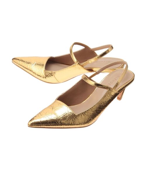 ELENDEEK(エレンディーク)の「ポインテッドトゥミュール(サンダル・レディース・ブラック/シルバー/ゴールド・37/38)」の15枚目の写真