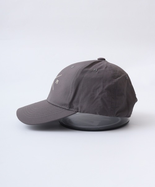 KRIFF MAYER(クリフメイヤー)の「KRIFF MAYER はっ水 刺繍 ローキャップ CAP 男女兼用(キャップ・メンズ・ブラック/ベージュ/グレー/グリーン・FREE)」の7枚目の写真