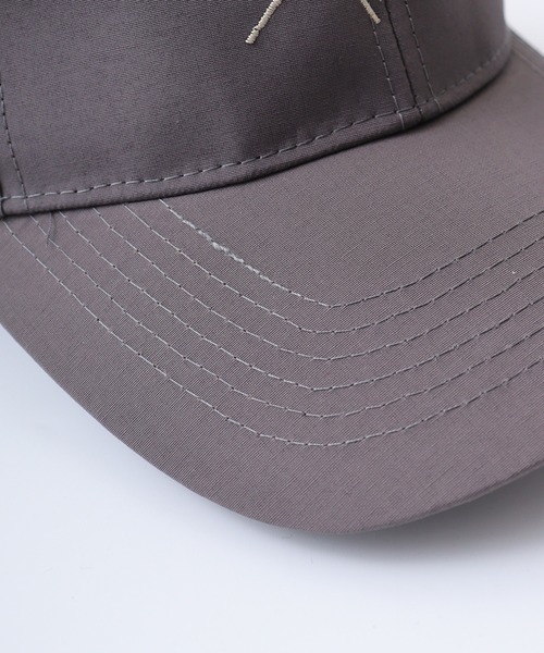 KRIFF MAYER(クリフメイヤー)の「KRIFF MAYER はっ水 刺繍 ローキャップ CAP 男女兼用(キャップ・メンズ・ブラック/ベージュ/グレー/グリーン・FREE)」の8枚目の写真