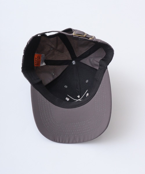 KRIFF MAYER(クリフメイヤー)の「KRIFF MAYER はっ水 刺繍 ローキャップ CAP 男女兼用(キャップ・メンズ・ブラック/ベージュ/グレー/グリーン・FREE)」の11枚目の写真